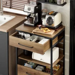 SoBuy Køkkenvognen Serveringsvognen Køkken Mobilt FKW118-PF 60*45*90 CM