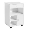 SoBuy Kontormøbel med 1 skuffe i hvid 50x40x75.5cm, moderne FBT106-W
