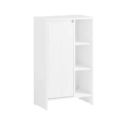 SoBuy Linnedskab med 1 dør i hvid 30x50x86cm, klassisk BZR156-W