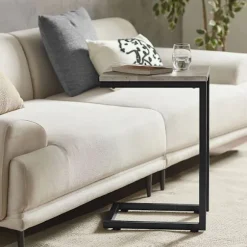 SoBuy lysegrå sofabord 30x40x60cm, moderne FBT44-HG