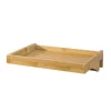 SoBuy Sengehylde med klemme med 1 hylde i træ 36x25x8.5cm, funktionel NKD01-N
