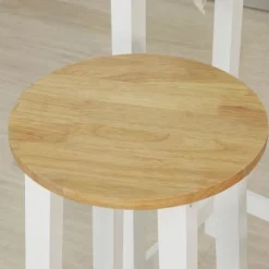 SoBuy skrivebord med skuffe Barbord Spisebord med stole FWT50-WN