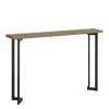 SoBuy sort entrékonsol 119.5x19.5x75cm, industriel FSB50-PF
