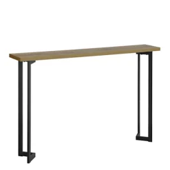 SoBuy sort entrékonsol 119.5x19.5x75cm, industriel FSB50-PF