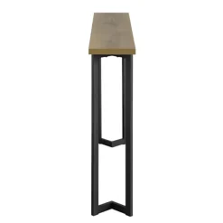 SoBuy sort entrékonsol 119.5x19.5x75cm, industriel FSB50-PF
