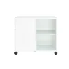 SoBuy Stuebord med 2 døre i hvid 70x35x61cm, moderne FBT141-W