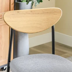 SoBuy træ bord med 4 stole og kompakt bord med 4 stole 110x68x76cm, moderne OGT52-N