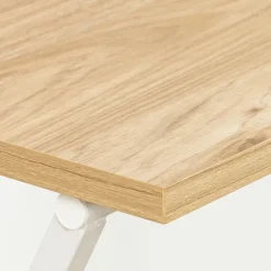 SoBuy træ computerbord med sammenklappelig og pladsbesparende 63.5x40x78.5cm, minimalistisk FWT88-WN