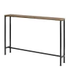 SoBuy træ entrékonsol med udtrækkelig og pladsbesparende 120x20x80cm, industriel FSB19-XL-N