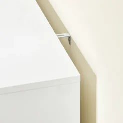 SoBuy træ skoskab med 3 døre 80x34x122.1cm, minimalistisk FSR189-WN