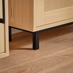 SoBuy træ skoskab med 3 døre 24x59.99x127cm, moderne FSR155-N