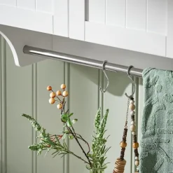 SoBuy Væghængt møbel med 2 døre i hvid 60x30x60cm, funktionel BZR84-W