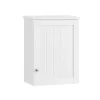 SoBuy Væghængt møbel med 1 dør i hvid 40x23x52cm, klassisk BZR19-W