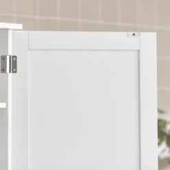 SoBuy Væghængt møbel med 1 dør i hvid 40x23x52cm, klassisk BZR19-W