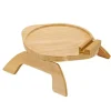 Sofa Armbordsbakke med 360 graders rotation til spisning, rund
