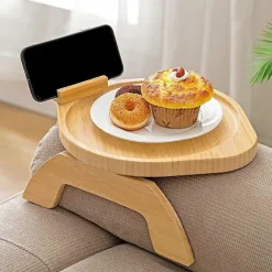 Sofa Armbordsbakke med 360 graders rotation til spisning, rund