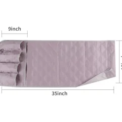 Sofa armlæn organizer (grå), 5 lommer, skridsikker, egnet til tablet, telefon, tablet, bog, magasiner, tv-fjernbetjening