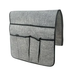Sofa Armlæn Organizer med 6 Lommer Fjernbetjening Holder på Sofa Stol Arm Opbevaring Pung til Magasin