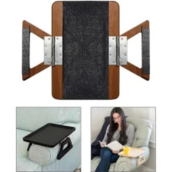 Sofa Armlæns Clip On Bakke 1x Bærbart Bord Tv Bord Til Morgenmad TY