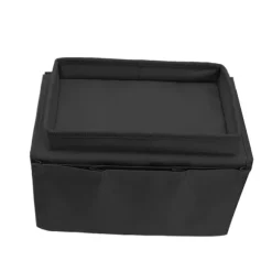 Sofa Bakke Armlæn Opbevaringsholder Bord 600D Oxford stof sidelommer til sofa Sort