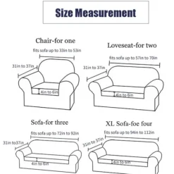 Sofa betræk, sofa betræk, lænestol betræk, elastisk sofa betræk, 1 stk