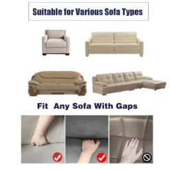 Sofa betræk, sofa betræk, lænestol betræk, elastisk sofa betræk, 1 stk