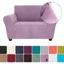 Sofa Betræk Sofa Slipcover Stræk Spandex Anti-Skrid Sikker Blød Sofa Betræk 4 Personers Sofa Betræk Vaskbar til Stue Børn P