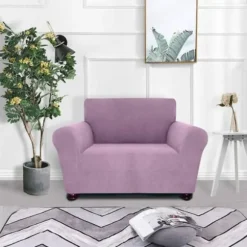 Sofa Betræk Sofa Slipcover Stræk Spandex Anti-Skrid Sikker Blød Sofa Betræk 4 Personers Sofa Betræk Vaskbar til Stue Børn P