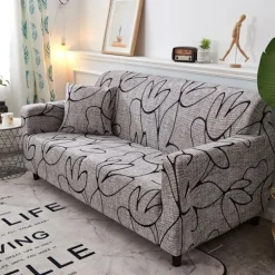 Sofa Betrækssæt Sofa Beskytter Vandafvisende Elastisk Støvbestandig Sofa Betræk Sofa Betræk Pude Sofa Måtte Beskytter 180-235cm