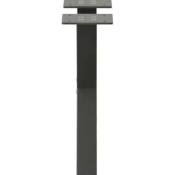 Sofa bordsben X-form 2 stk antracit 37x(30-31) cm stål-WELLNGS