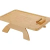 Sofa Clip-on Sidebord til Brede Sofaer Arm, Foldbart Sofabakke med 360° Roterende Telefonholder