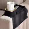 Sofa Kopholder Bakke, Silikone Anti-Spild og Anti-Skrid Sofa Drikkeholder, Stærk og Vægtet Telefon/Fjernbetjening/Snacks Sofa Kopholder