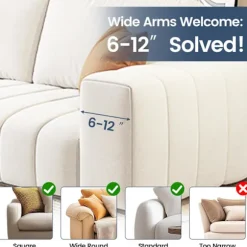 Sofa kopholderbakke, silikone sofa armlæns opbevaringsboks med side lommer til fjernbetjening, mobiltelefon, tablet eller snacks