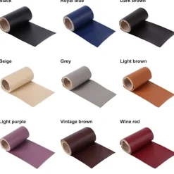 Sofa Læderreparationstape Mørkebrun Kompatibel med Møbler[JUN] dark brown_OF dark brown