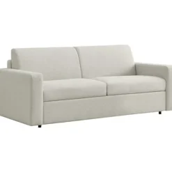 Sofa med sovesofa i stof "Diana" - Soveplads 140 cm - 3 pladser - Beige beige