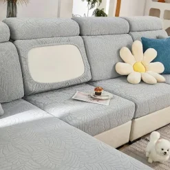Sofa Siddepude Betræk Stretch Sofa Betræk, 1 Sæde, L-formet Chaiselong Møbelbeskytter