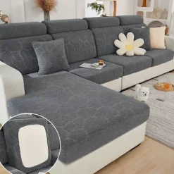 Sofa Siddepude Betræk Stretch Sofa Betræk, 1 Sæde, L-formet Chaiselong Møbelbeskytter