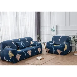 Sofabetræk 3 Personers Sofa Betræk Printet Strækbart Sofabetræk Polyester Spandex Møbelbeskyttelsesbetræk