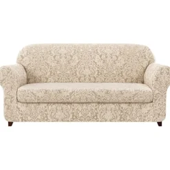 Sofabetræk 2-delt Jacquard Damask Betræk wi,ZQKLA