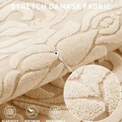 Sofabetræk 2-delt Jacquard Damask Betræk wi,ZQKLA