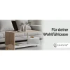 Sofabord 95x55x50cm, Moderne Design, Justerbare Fødder, Opbevaring