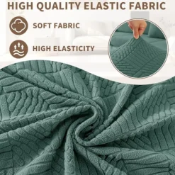 Sofahynde Betræk, Strækbart, Elastisk Hyndebetræk, Sofahyndebetræk, Universal Sofahyndebetræk, Sofahynde Sofabetræk Gray Backrest size L