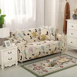 Sofaovertræk elastisk stretch sofaovertræk, til 1-personers. L-formet hjørnesofa kræver to