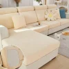 Sofaovertræk til siddepuder, strækbart sofaovertræk, 1-personers, L-formet chaiselongmøbelbeskyttelse