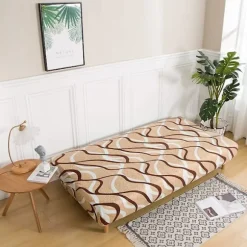 Sofaovertræk uden armlæn 3 sæder/2 sæder, strækbart sofaovertræk til sovesofa L