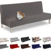 Sofaovertræk uden armlæn 3-personers universal stretch Clic C