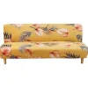 Sofaovertræk uden armlæn stretch armløs sofa sengetæppe 1-personers sofaovertræk