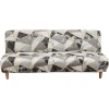 Sofaovertræk uden armlæn stretch armløs sofa sengetæppe 1-personers sofaovertræk