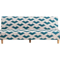 Sofaovertræk uden armlæn til sovesofa uden armlæn, 115-145 cm