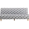 Sofaovertræk uden armlæn til sovesofa uden armlæn, 115-145 cm